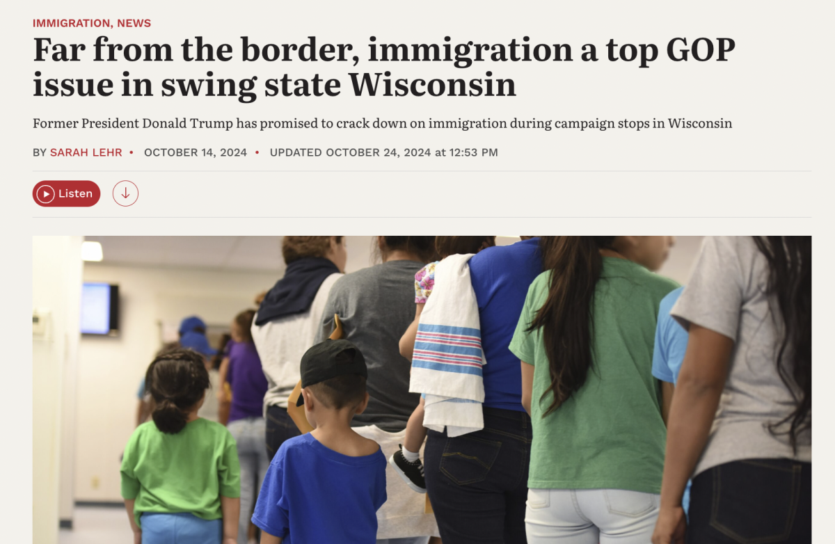 Screenshot from WPR website.